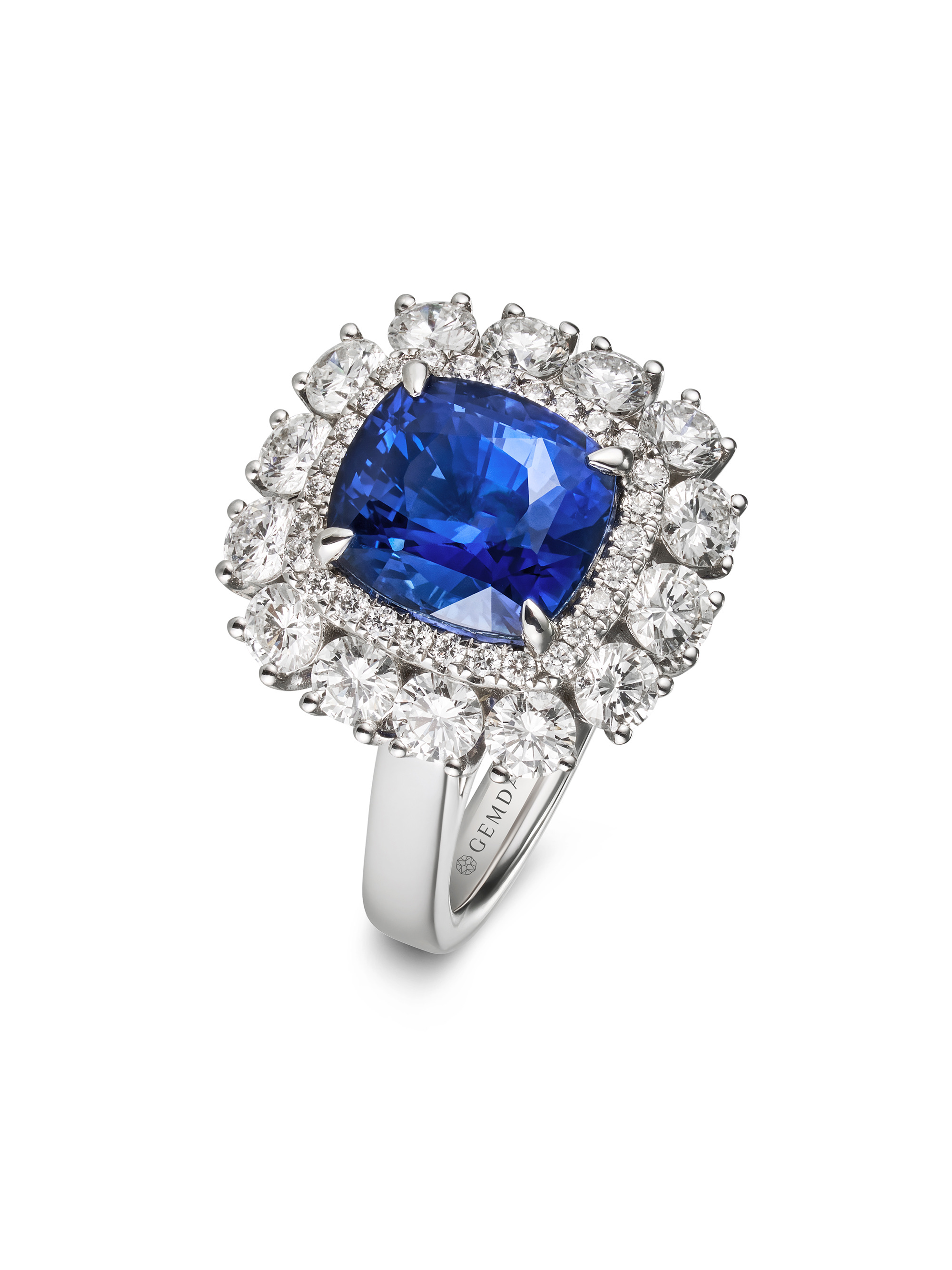 Convertible 5ct Ceylon Royal Blue Sapphire Ring