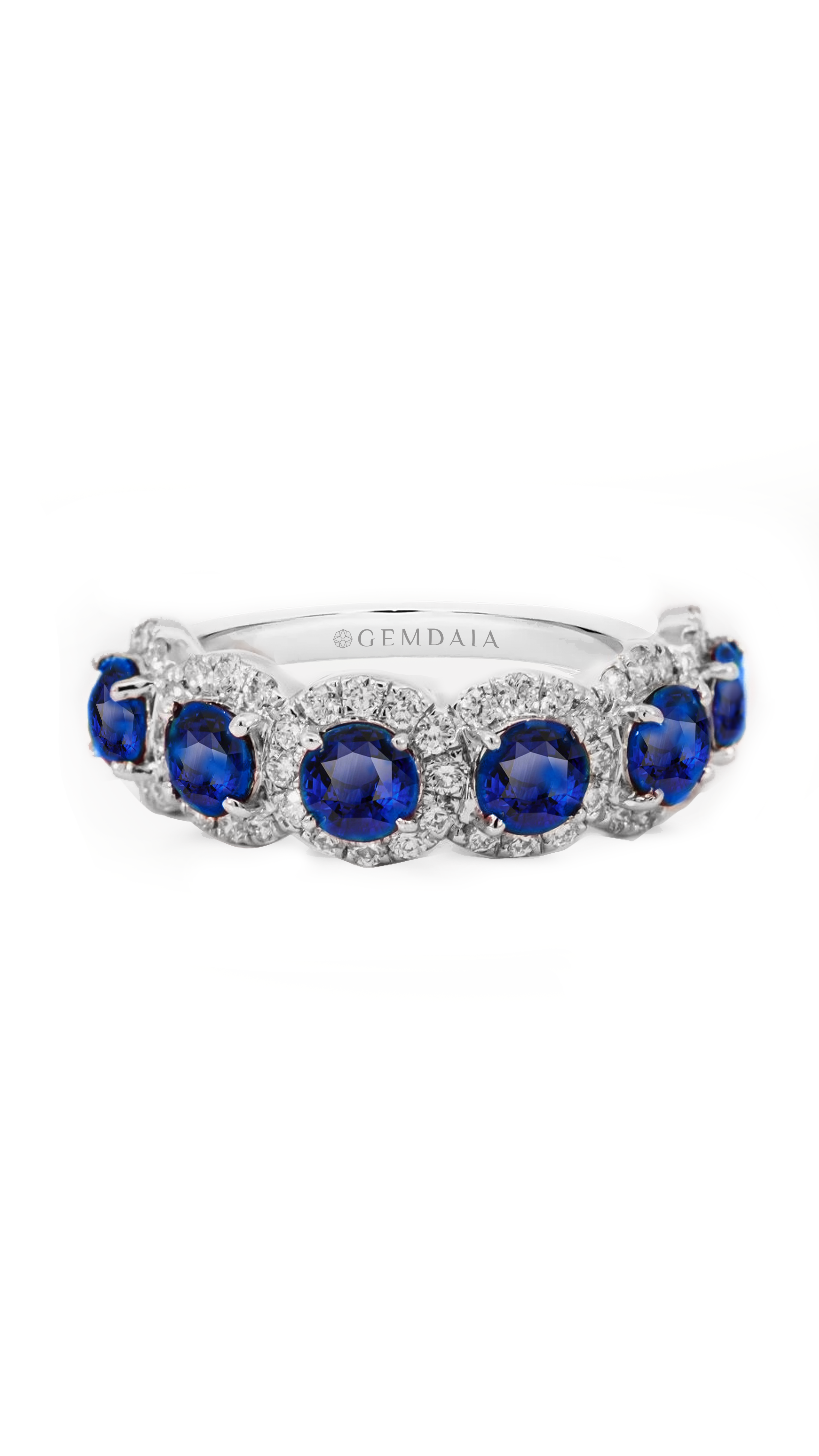 Stellar Medley Ring: Sapphire & Diamonds